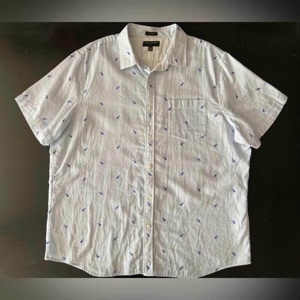 BANANA REPUBLIC Soft Cotton Slim-Fit Button Down Shirt sz XXL